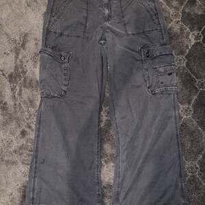 American Eagle Outfitters Cargo Pants Women's 16 Wide Leg Stretch Utility W34